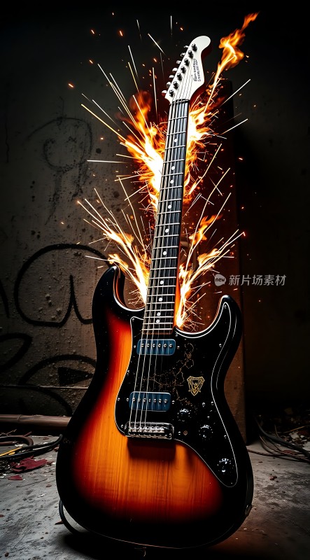 吉他燃烧激情