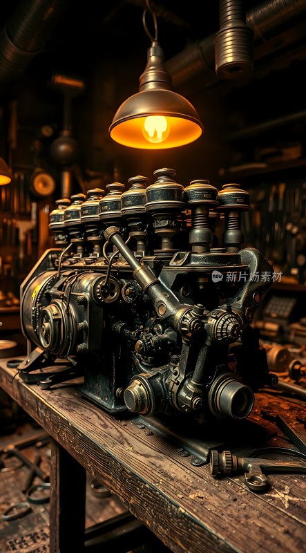 蒸汽机时代复古机械之美