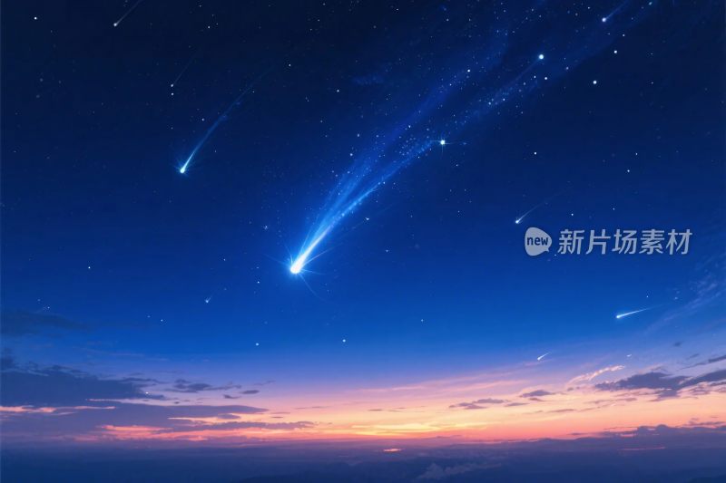 星空流星夜景