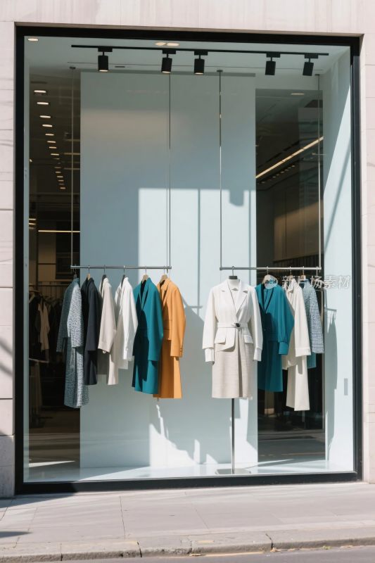 服装店橱窗服饰陈列