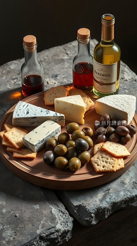 美酒奶酪拼盘享受生活小确幸