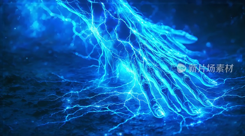 蓝色电流之手