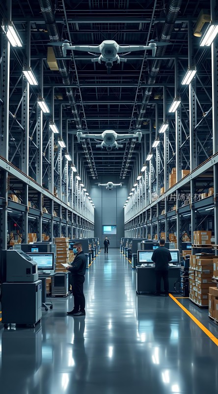 智能仓库的未来物流中心