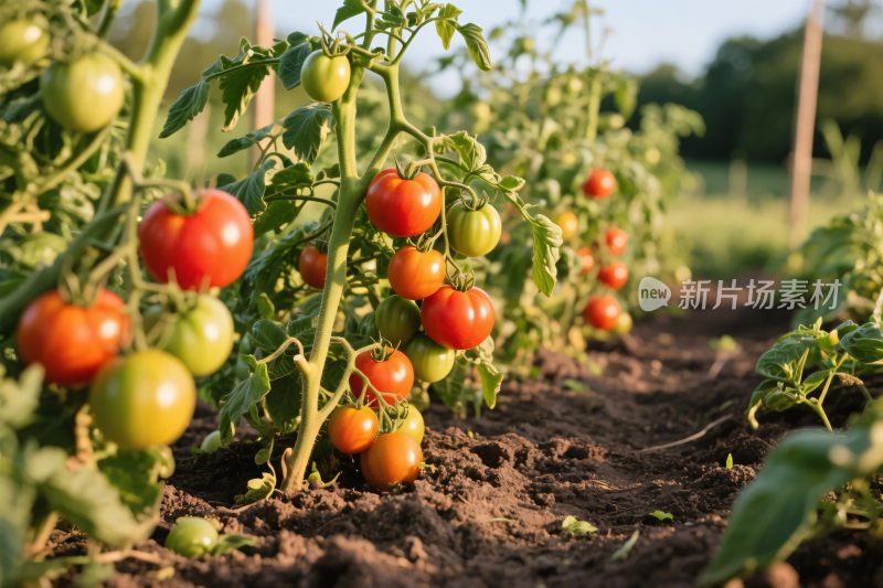 番茄种植园景象