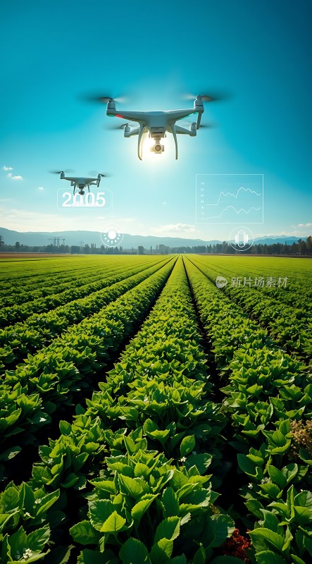 无人机监测农田生长状况