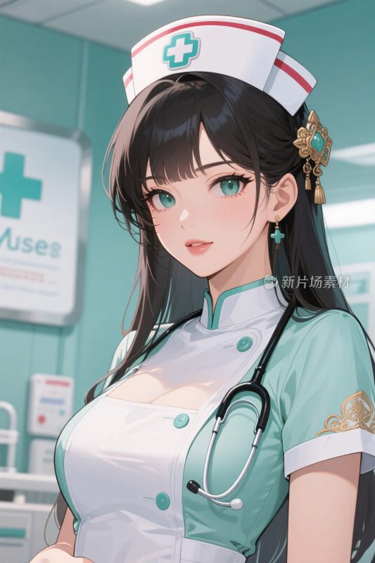 护士动漫插画形象