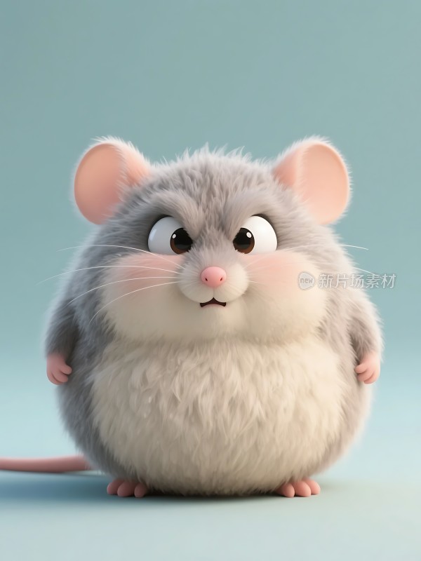 圆润可爱的小老鼠