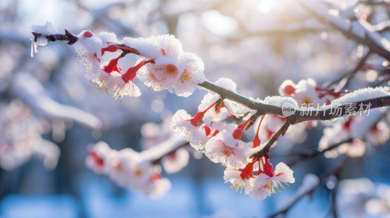 冬天的梅花腊梅