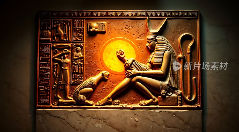 古埃及神祇与太阳神像