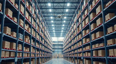 智能仓库无人机高效作业