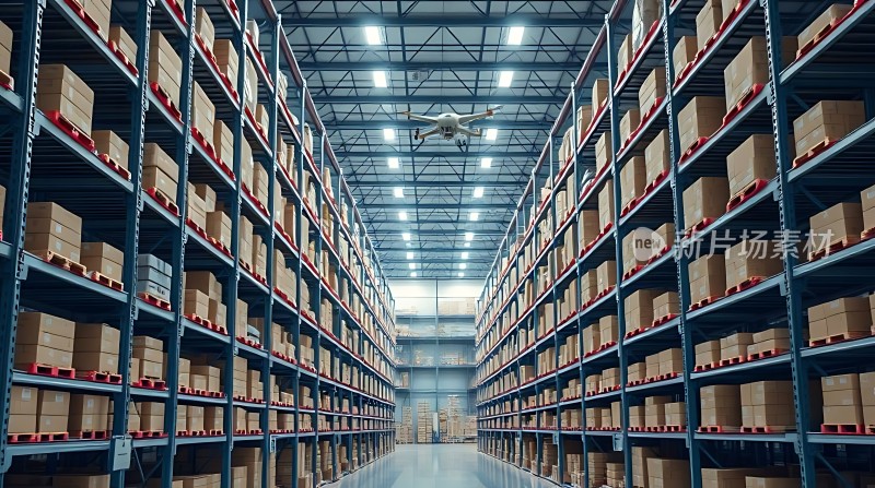 智能仓库无人机高效作业