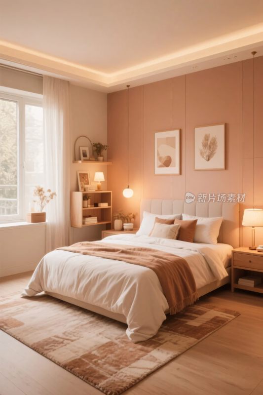 温馨卧室室内场景