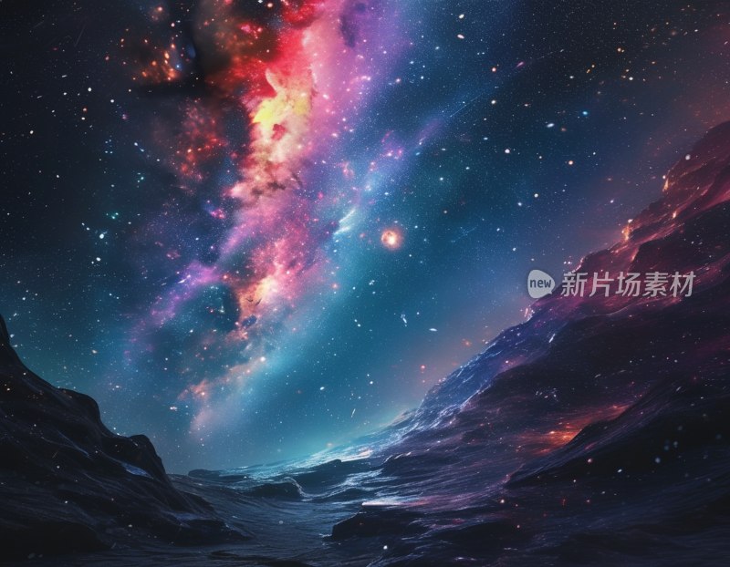 星系幻想背景