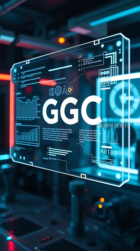 未来科技感数据图表展示