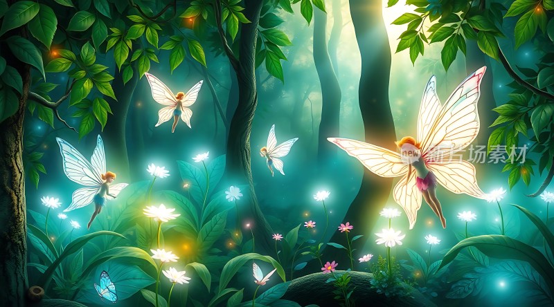 精灵森林夜光舞