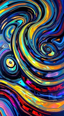 色彩漩涡抽象艺术之美 色彩漩涡抽象艺术之美