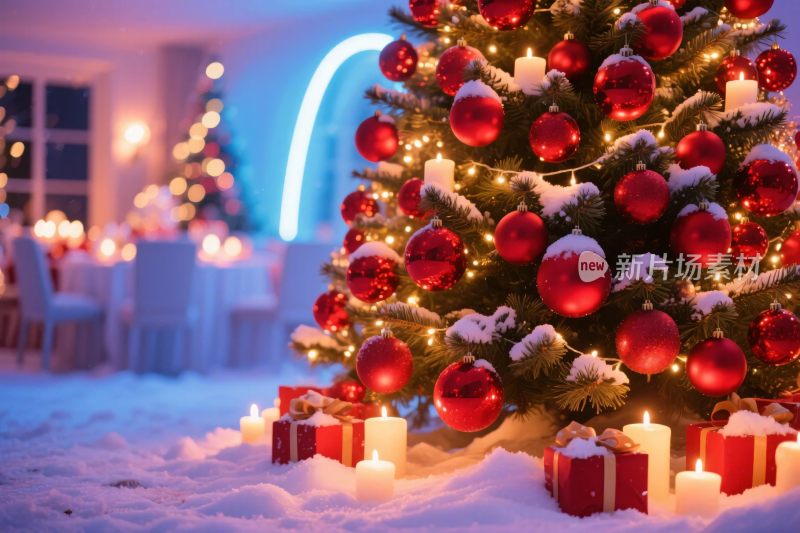 圣诞场景装饰图
