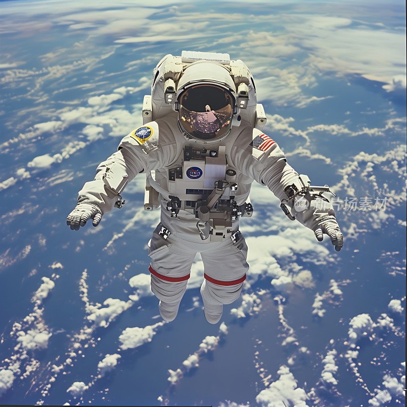 宇航员太空漫步