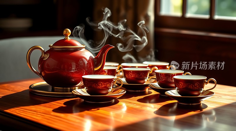 阳光下的红茶套装