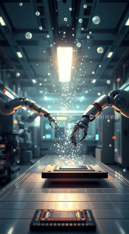 机器人操作芯片生产流程