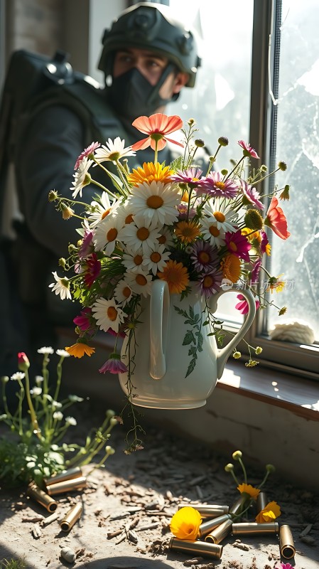 战火中的和平之花