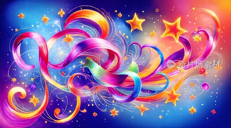 五彩斑斓的星河