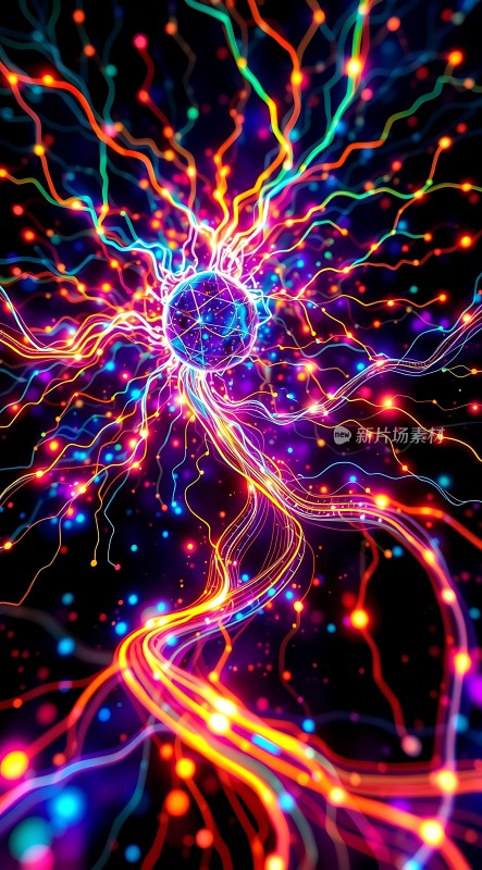 五彩斑斓神经元网络