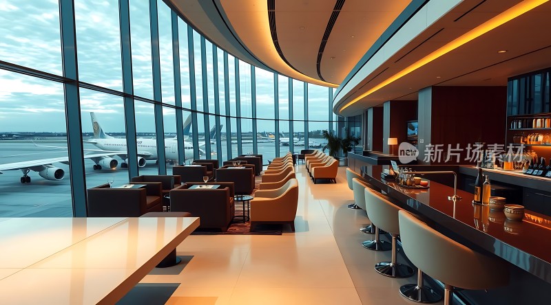 机场贵宾休息室享受宁静与舒适