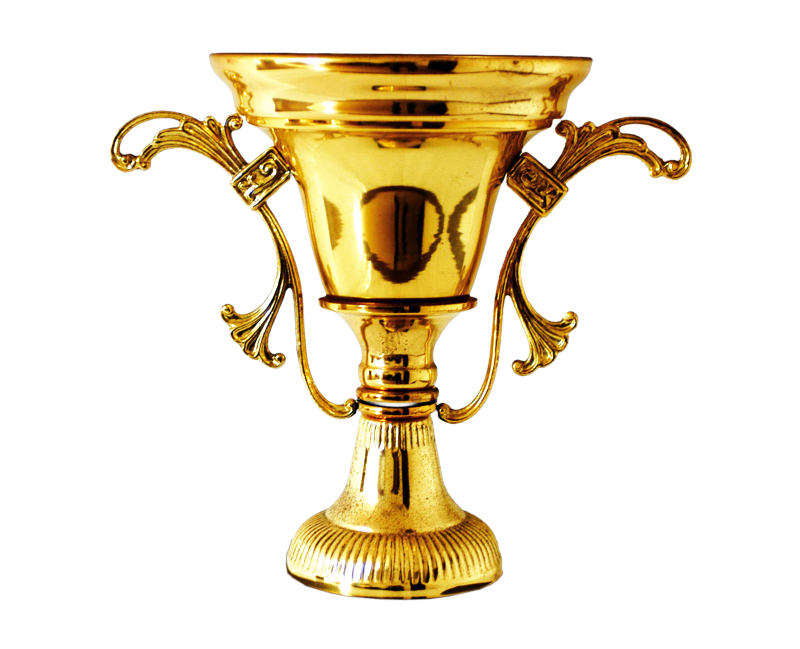 金色奖杯免抠素材