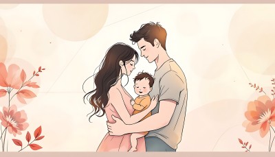 温馨家庭时刻父母与孩子共度美好时光