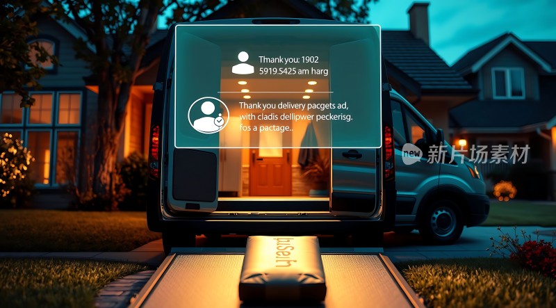 智能快递机器人高效配送到家门