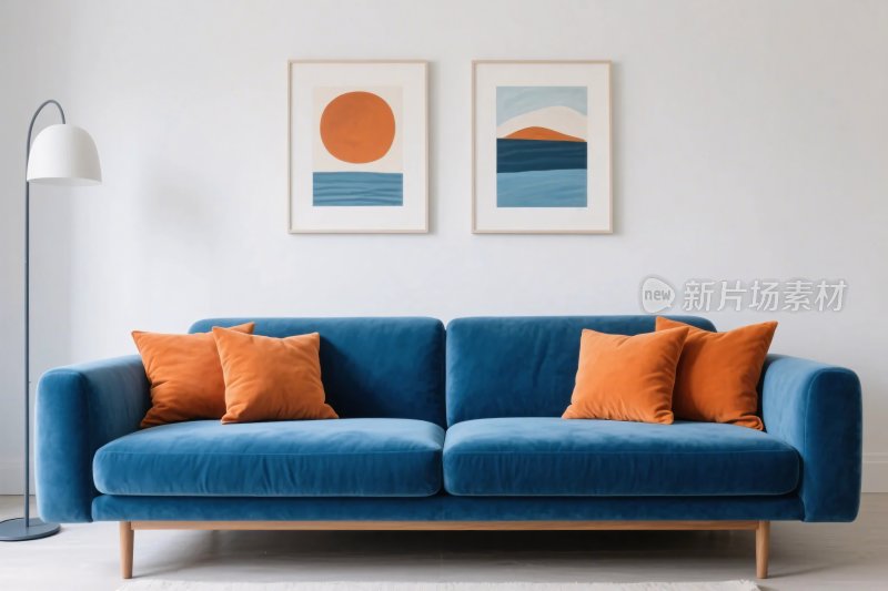 简约客厅沙发布置