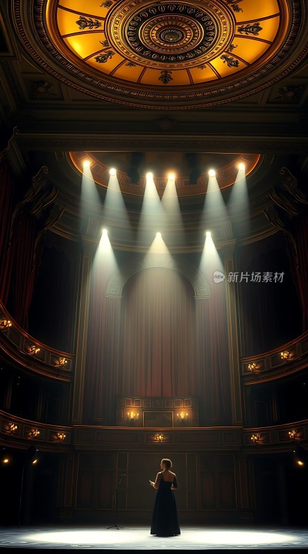 舞台上的优雅表演者