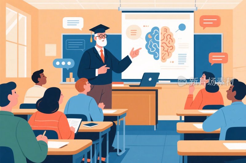 课堂教师授课场景