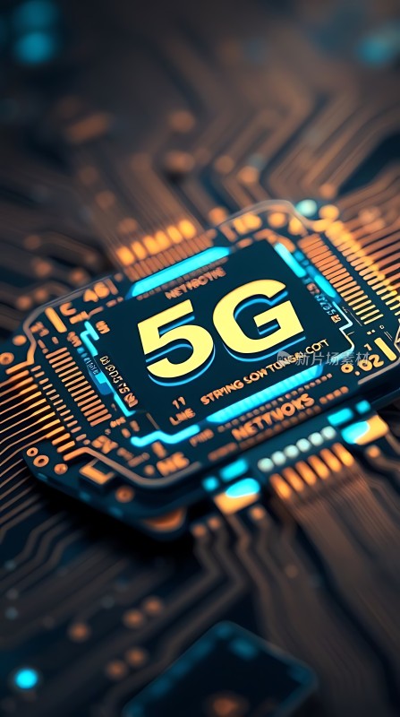 5G芯片科技感十足