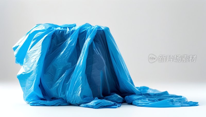 蓝色织物覆盖物