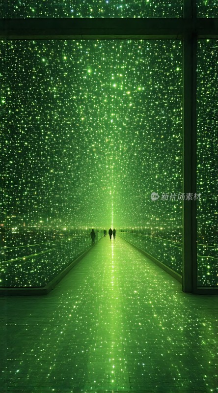 绿色星河隧道漫步