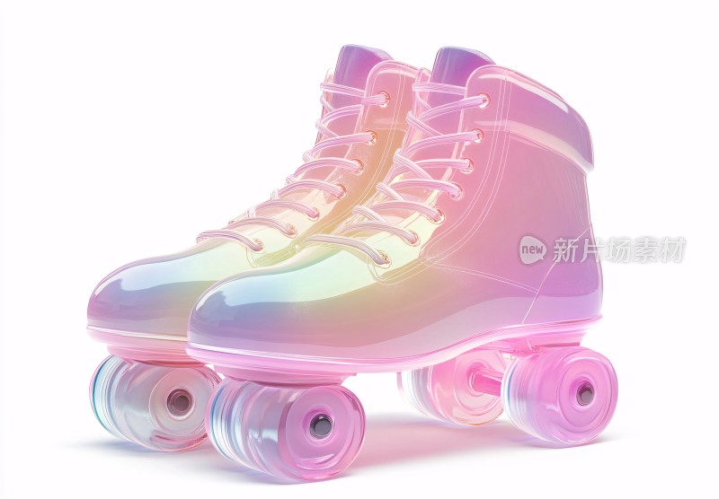 梦幻炫彩轮滑鞋
