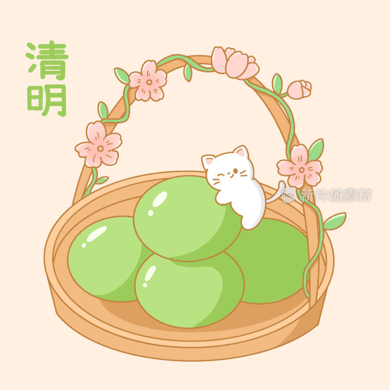 清明节插画