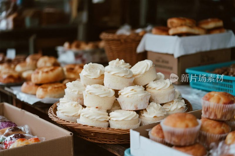 烘焙食品陈列图