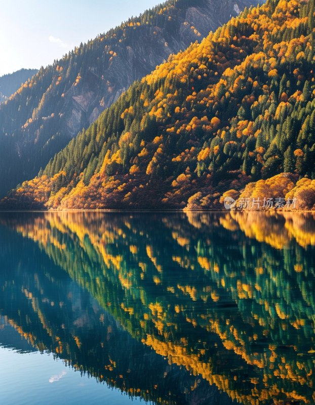 九寨犀牛海秋色