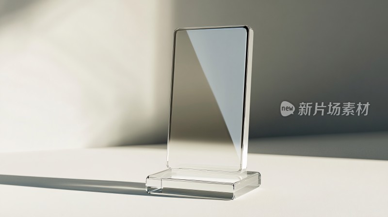 透明玻璃摆件特写