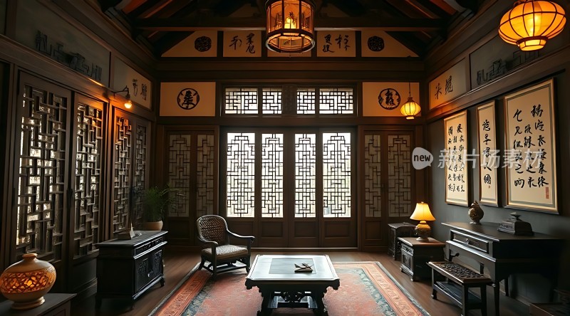 古风雅室中式韵味