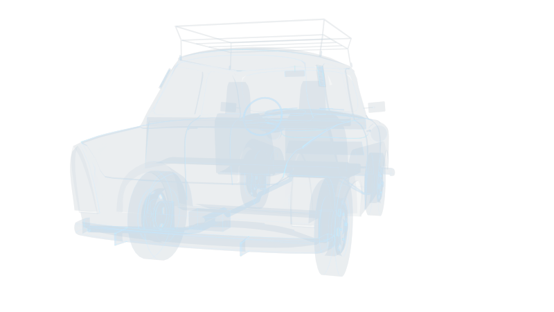 特辣贝特汽车老爷车Trabant 601