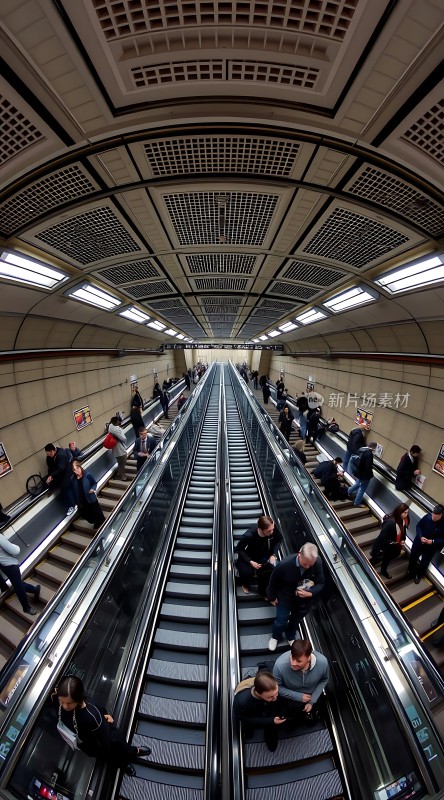 上下交错穿梭不息——地铁里的日常