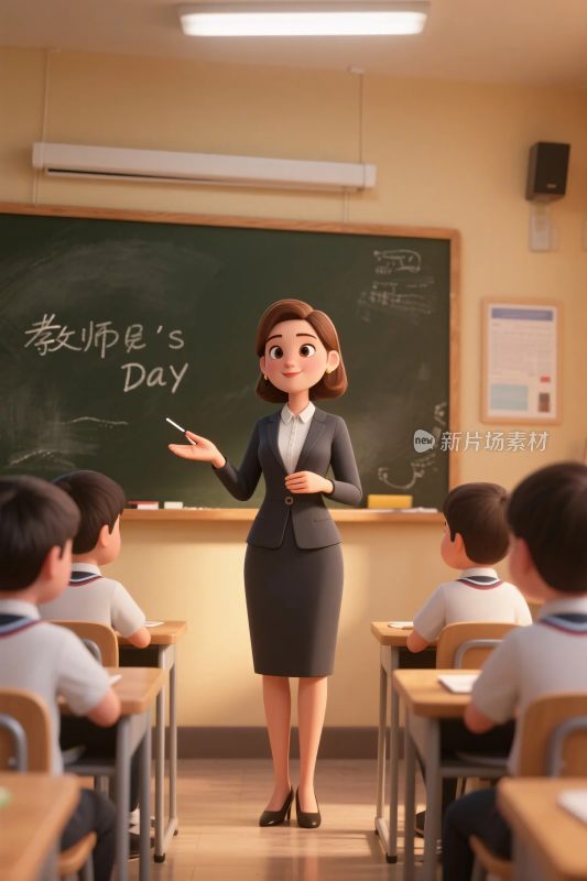 教师节课堂授课场景