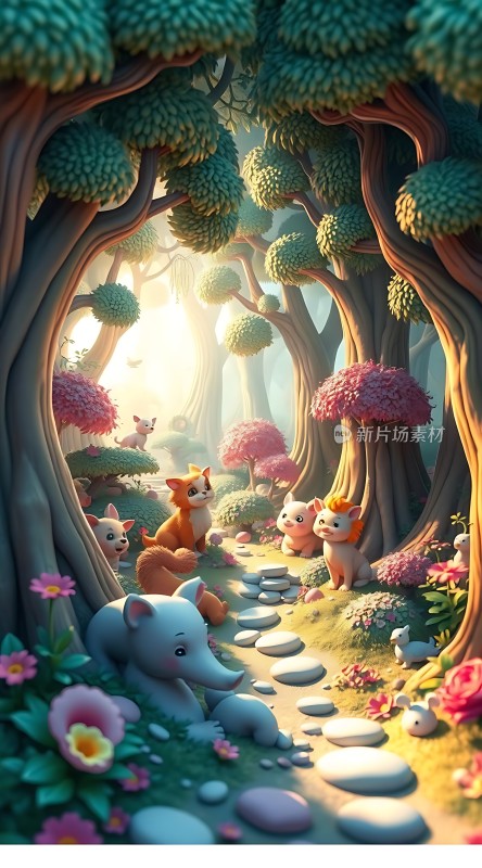 森林里的动物们