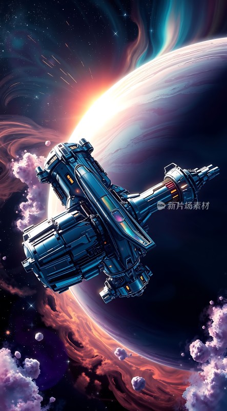 星际飞船探索未知宇宙