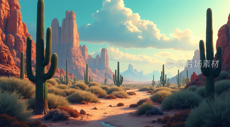 沙漠绿洲探险之旅