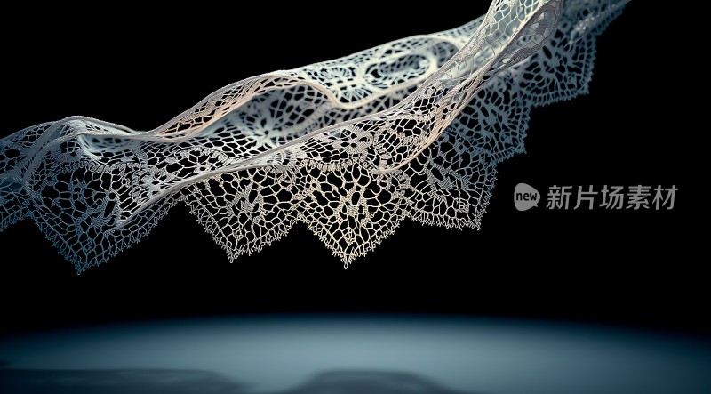 精致蕾丝飘动之美